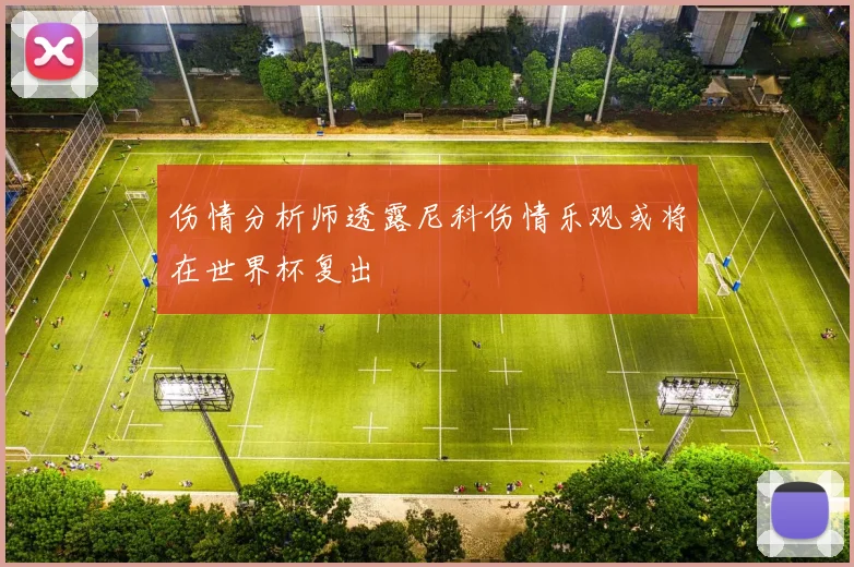 伤情分析师透露尼科伤情乐观或将在世界杯复出
